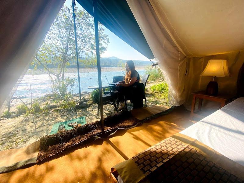 Lushy Days Boom Camp Otel Tanakpur Dış mekan fotoğraf